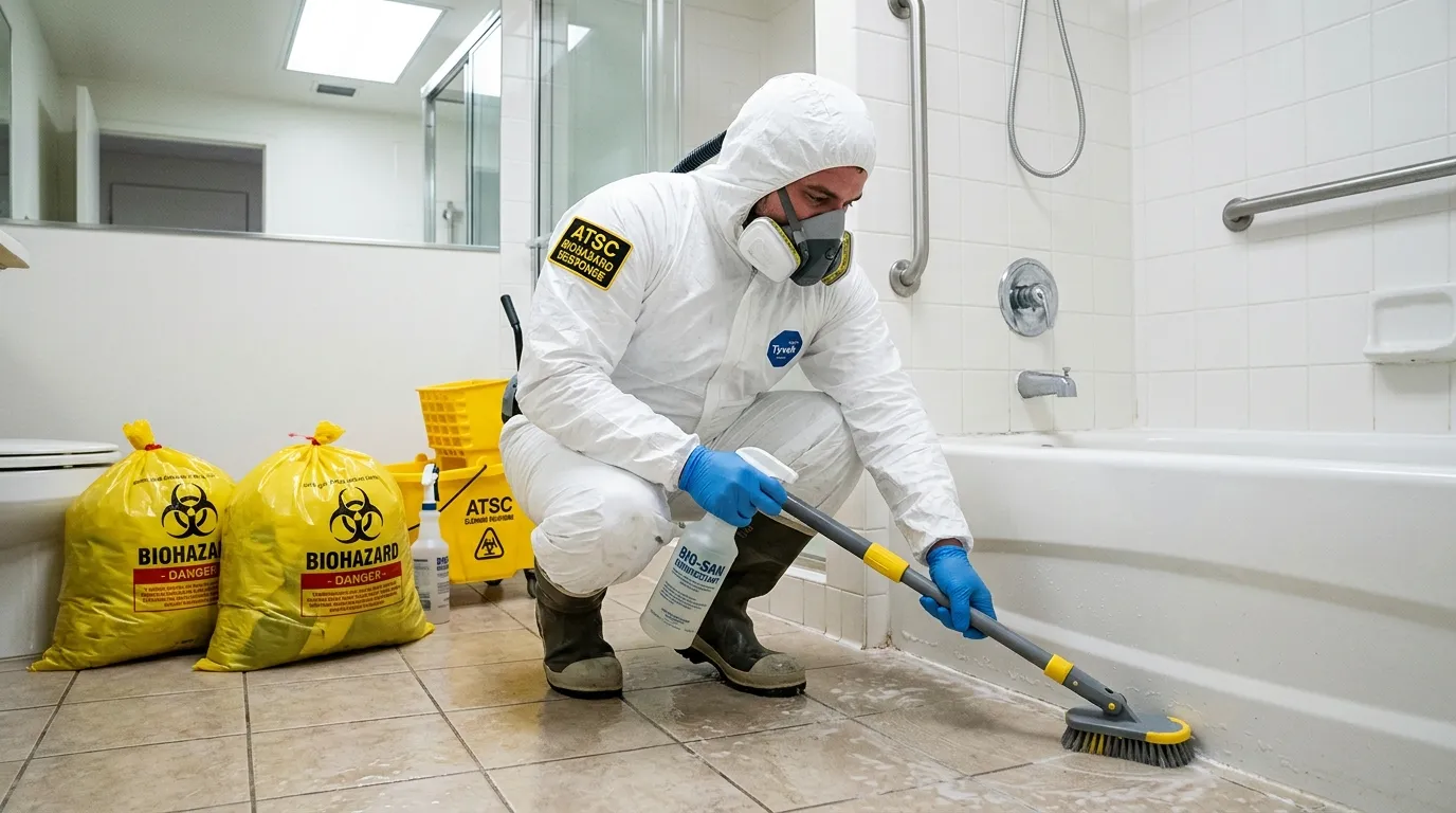 Decontamination equipment deployed for Blood Cleanup in Greenbriar